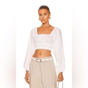 Matteau White Blouse Elegant Top